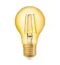 Osram Vintage 1906 LED E27 Poire Filament Dorée 6.5W 725lm - 824 Blanc Très Chaud | Équivalent 60W