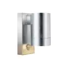 Nordlux Tin Wandlamp Metaal en Glas Grijs - Buitenverlichting | 76mm - IP54 - Bewegings- en Lichtsensor - Geschikt voor GU10